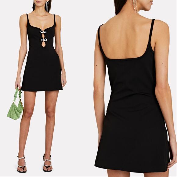 Mach & Mach Crystal Bow Embellished Dress - Picture 1 of 6